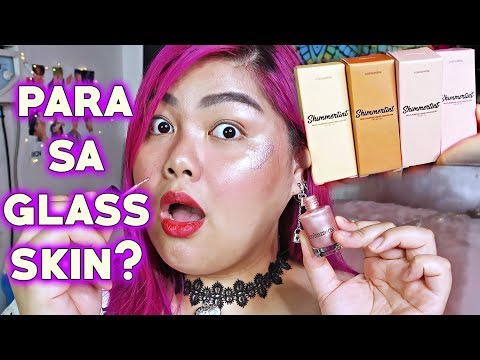 COLOURETTE SHIMMERTINTS LIQUID HIGHLIGHTER REVIEW AND SWATCHES (NAKAKA-GLASS SKIN?!) | Bing Castro