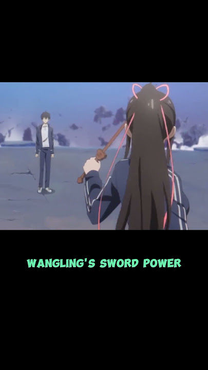 'Even His Sword Is OP 😤 | Wang Ling Power Scene #shorts'