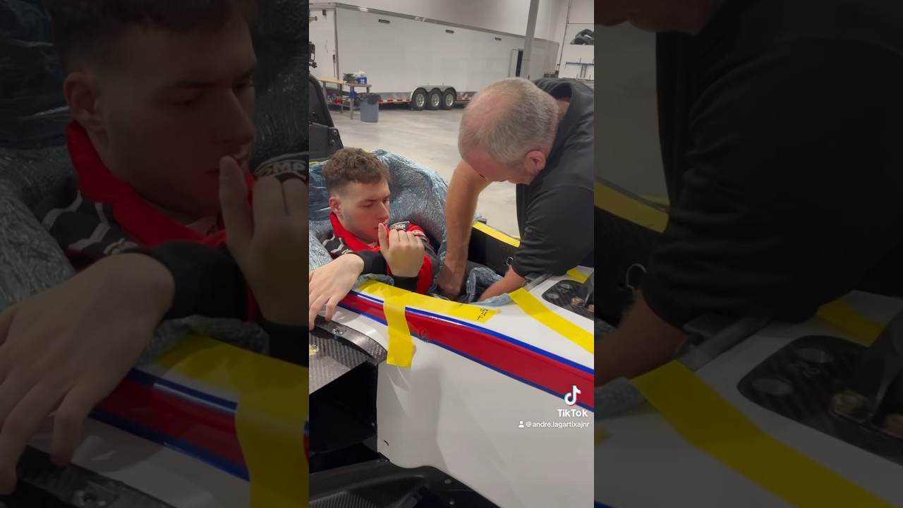 Back for a seat fit in the USF2000 