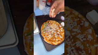 i made 4 pizzas into 1 ultimate pizza ?? #pizzarecipe #food #shorts #youtubeshorts
