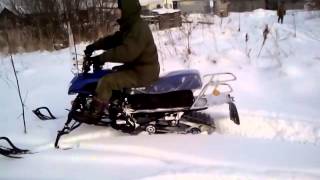 Снегоход Dingo t125 заезд в горку  ,миф РАЗРУШЕН !!