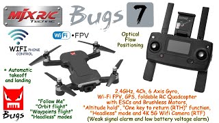 MJX Bugs 7 (MJX B7) 4K Camera 2.4GHz, 5Ch, 6 Axis, GPS, Alt. hold, Brushless, RTH, WiFi FPV (RTF)