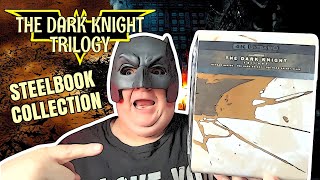 The Dark Knight Trilogy 4K Steelbook Collection Tin Unboxing