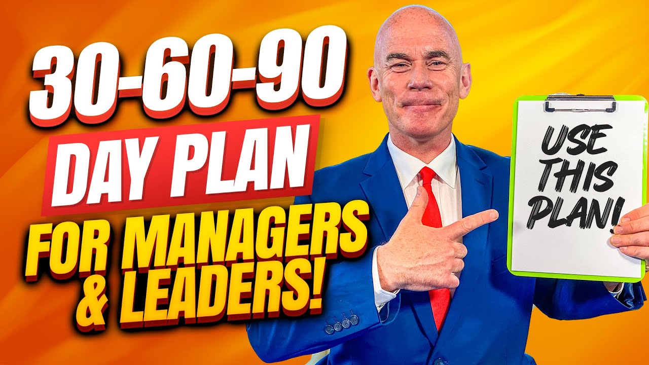 ⁣30-60-90 Day Plan for MANAGERS, SUPERVISORS & LEADERS!