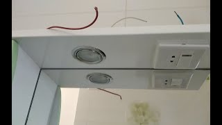 Освітлення шафи у ванній кімнаті. | Bathroom cabinet lighting. | Освещение шкафа в ванной комнате.