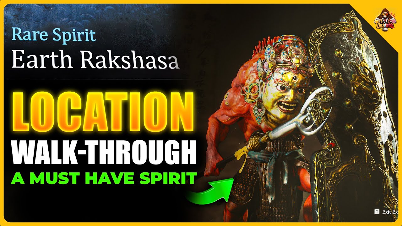 Расположение и путеводитель по духу Ракшасы Земли – Черный миф: Укун
