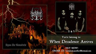 NOCTURNAL SACRIFICE - When Decadence Arrives (official track)