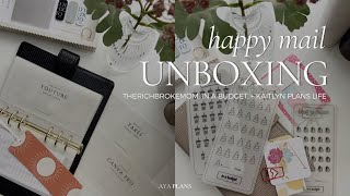 Happy Mail Unboxing | TheRichBrokeMom, In A Budget, + Kaitlyn Plans Life | THANK YOU!!