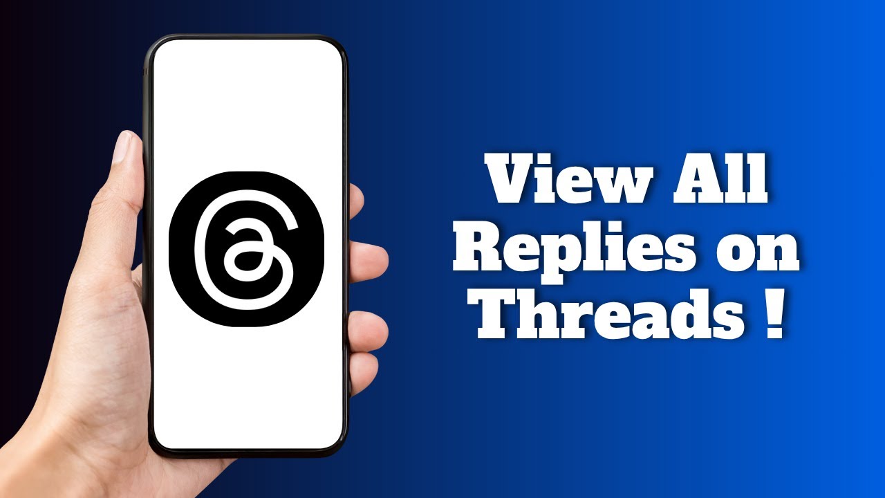 How to View All Replies on Threads ! - YouTube
