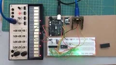 Arduino sending MIDI notes to a Volca Keys