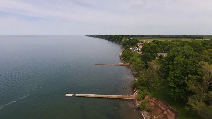 Drone Flight - Krull Park in Olcott NY [Part 1] - ...