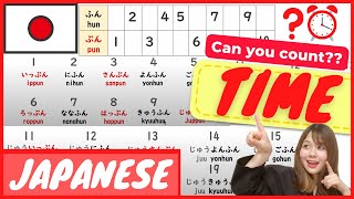 【Time】Telling Time ふん(fun), ぷん(pun)｜Japanese vocabulary