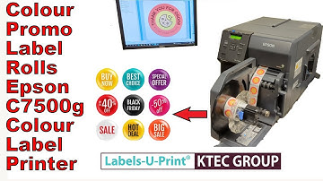 Epson C7500G Colour Label Printer - Promo Labels- Labels-U-Print ® - KTEC GROUP UK