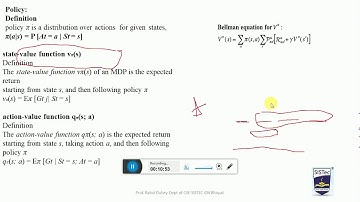 Reinforcement Learning(Part-2) | Rahul Dubey | SISTec Gandhi Nagar