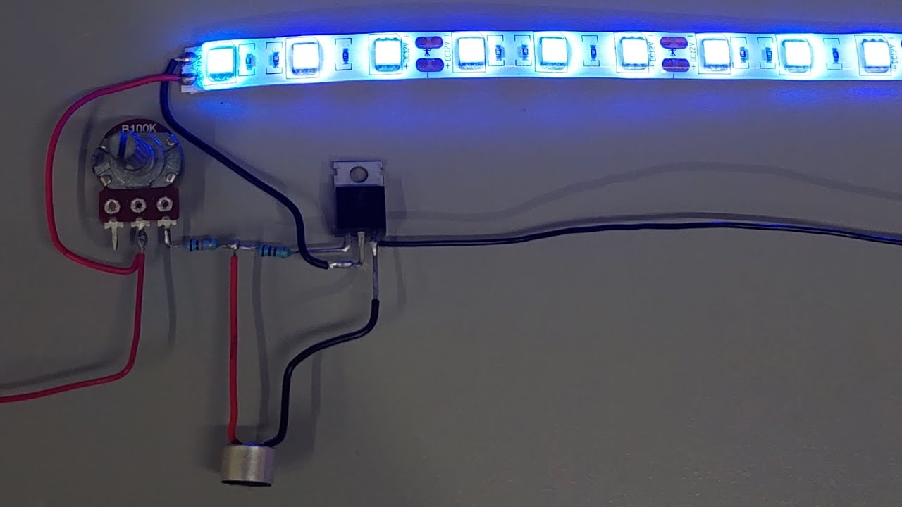 Increíble Circuito Para Encender LEDs Al Ritmo De La Musica