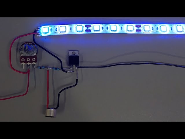 Increíble Circuito Para Encender LEDs Al Ritmo De La Musica 🎶✅️ 