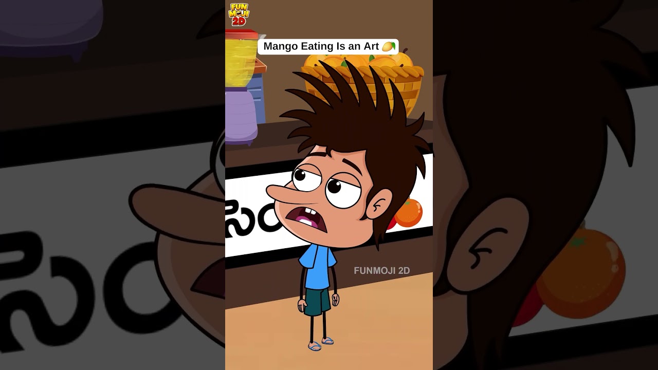 Mango eating is an Art #funmoji2d #relatable #funny #comedy #food #mango #mangoes #summer #relatable
