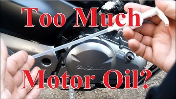 How to Remove Excess Motor Oil