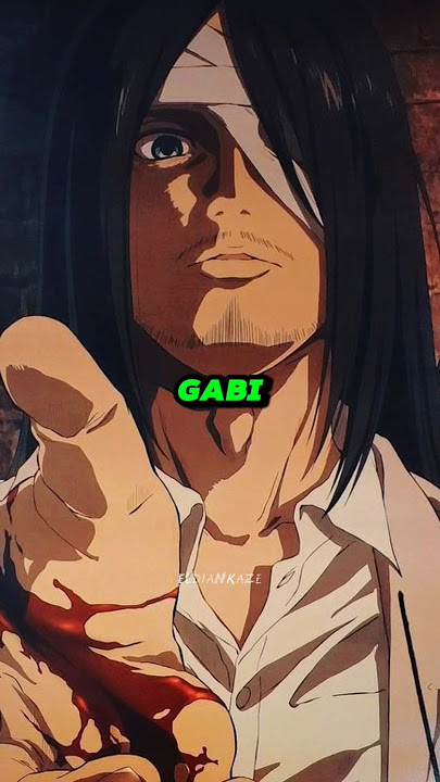 Eren used Gabi to decapitate his head purposely #aot