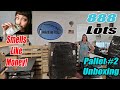 888 Lots Pallet #2 Unboxing - What did I find? - Resale - This pallet smells like money! - Reselling