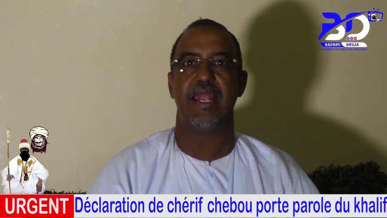 Pèlerinage Nimzatt 2023 Déclaration de Ch sadbou chebou Porte parole du Khalif général des Khadres.