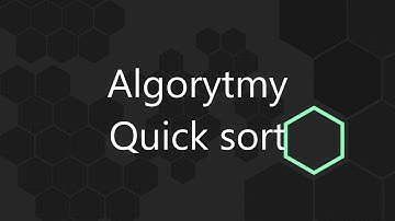 Algorytmy - Quick Sort - Sortowanie szybkie - implementacja