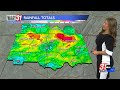 Rain and flood chances increasing heading into the work week