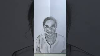 I tried to draw my mom with the ✨WORLDS CHEAPEST PENCIL✨😳 | DANIA (#Shorts)