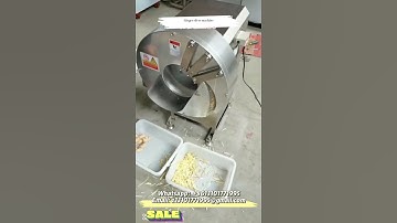 Ginger slicer machine
