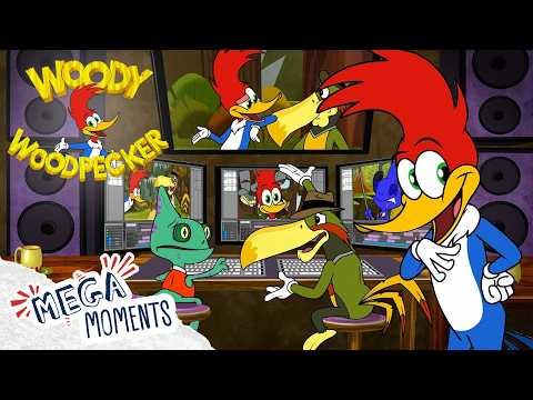 Woody Stars in a Nature Documentary! 🎬 | Woody Woodpecker | Full Episodes | Mega Moments
