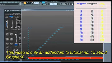 CrusherX Tutorial 15a Addendum