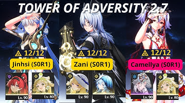 (TOA 2.7 RESET) Jinhsi | Zani | Camellya - (All Bosses Clear) Wuthering Waves