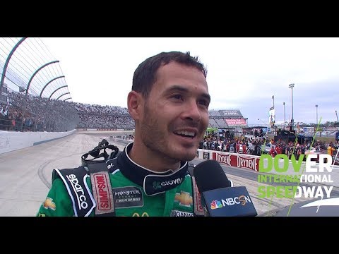 Kyle Larson celebrates breaking 75-race winless streak: Dover International Speedway