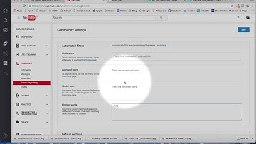 How to  Block Words & Phrases on YouTube - Controlling Comments