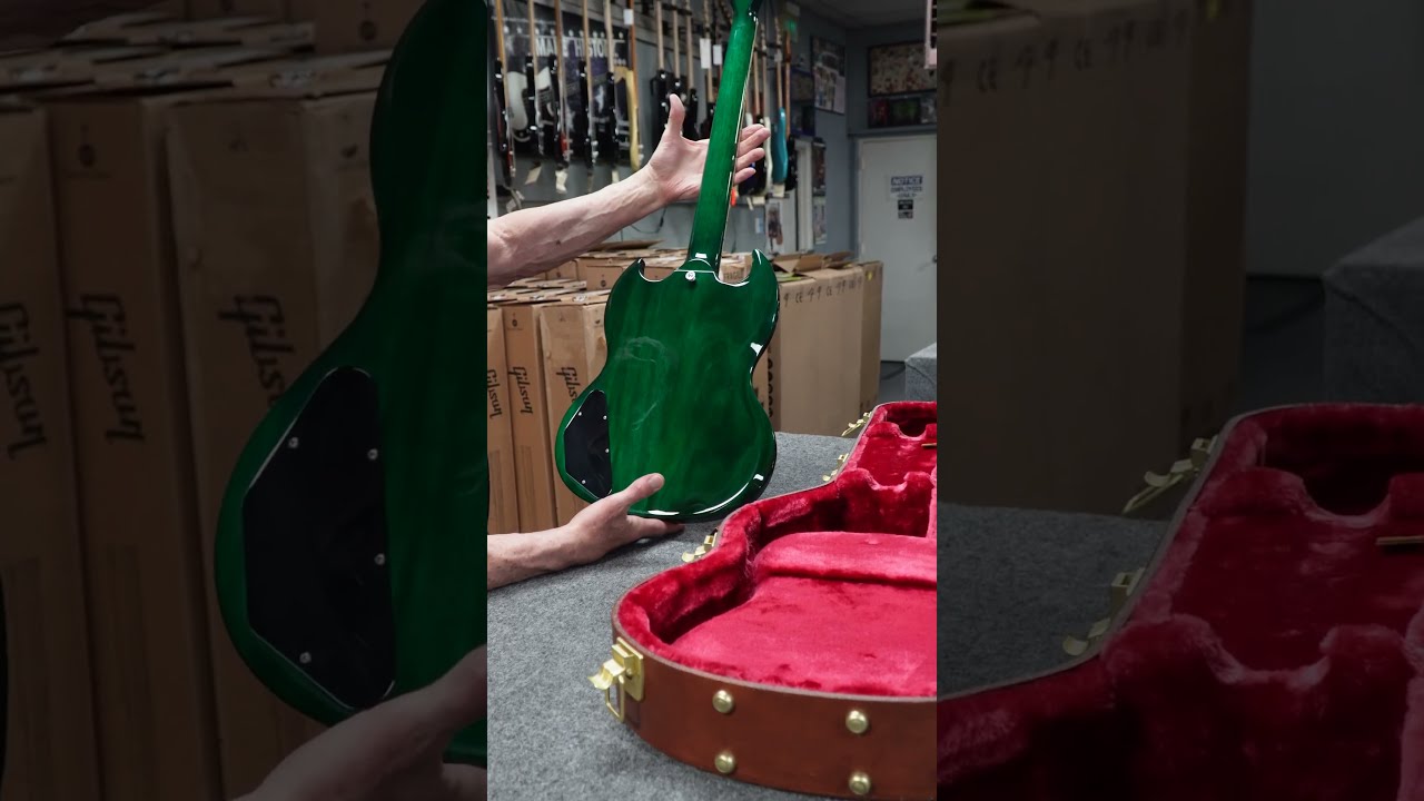 Translucent Teal Gibson SG Ultra Light Custom 