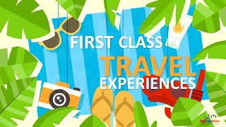 DTM create 2D motion Graphic Travel Video