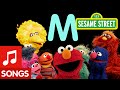 Sesame street letter m letter of the day