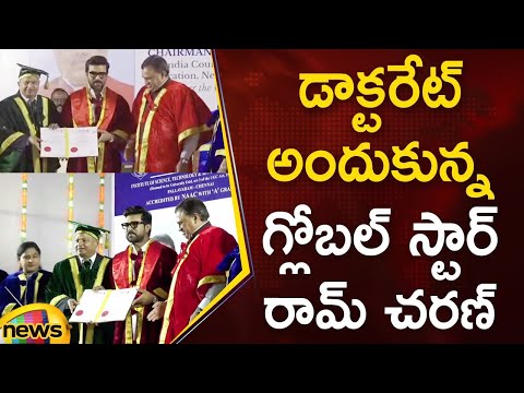 Ram Charan Awarded Honorary Doctorate by Vels University | Chennai | Game Changer | Mango News