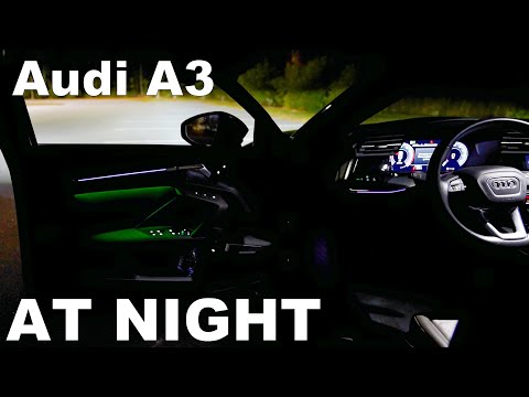 👉 AT NIGHT: New Audi A3 - Interior & Exterior Lighting Overview + Night Drive