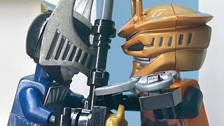 LEGO Kamen Rider Ryuki  Knight vs Scissors Ep 6 仮面ライダー龍騎　ナイトとシザースの対決　6話