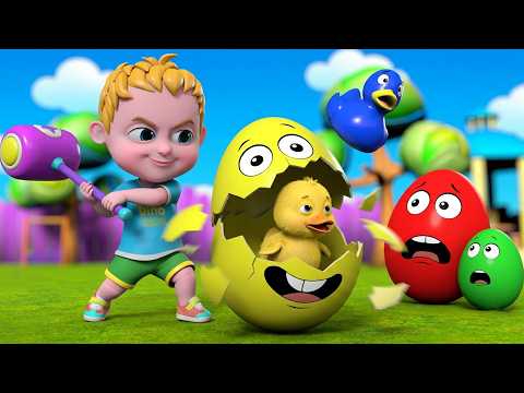 Learn Colors with Eggs and Duck | Color Learning for Kids | Kids Learning Video