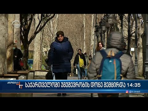 როგორია უმუშევრობის მაჩვენებელი საქართველოში