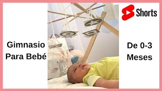 Móvil y Gimnasio de Madera para Tu Bebé de 0-3 meses