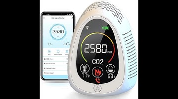 5 in1 white co2 detector
