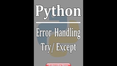 Python Tutorial  Using Try Except Blocks for Error Handling  | Exception Handling #shorts