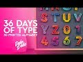 3D Printed Alphabet / 36 Days of Type / Anet A6 / Abecedario Impreso en 3D