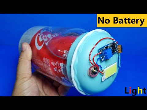 DIY Flashlight Powered by Water - Water Powered light / How to Make a Torch without Battery