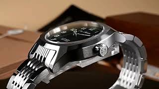 San Martin 38mm Men Luxury Vintage Sports Watch PT5000 SW200 Automatic Mec