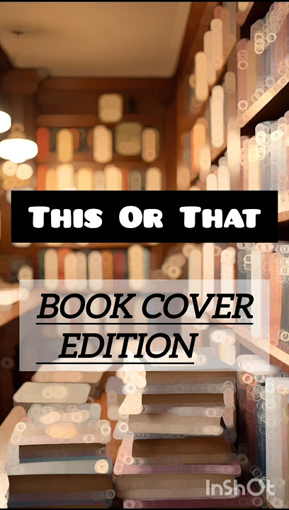 this or that 🤔Book Cover Edition#shorts#Books#Booktube#trending