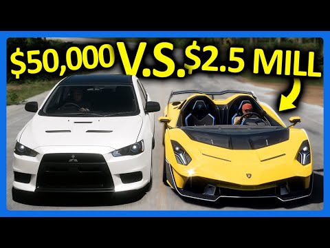 Forza Horizon 5 Online : Cheap vs Expensive Car Challenge!!